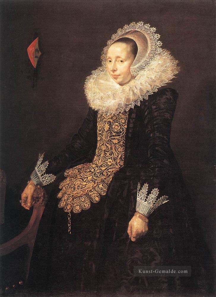 Catharina Sowohl Van Der EERN Porträt Niederlande Goldenes Zeitalter Frans Hals Ölgemälde